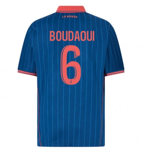 OGC Nice Hicham Boudaoui #6 Alternativní Dres 2025-26 Krátký Rukáv OGC Nice Hicham Boudaoui #6 Alternativní Dres 2025-26 Krátký Rukáv